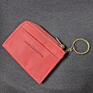 Liz Claiborne Red Keychain Pouch